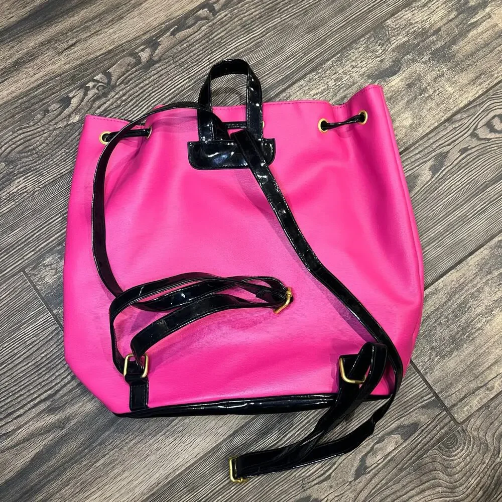 Juicy Couture Hot Pink Bucket Backpack